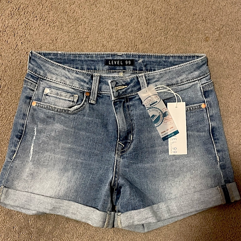 Level 99 Mid-Rise Jean Shorts